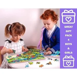 QUOKKA Rompecabezas de madera para niños de 4 a 8 años_6