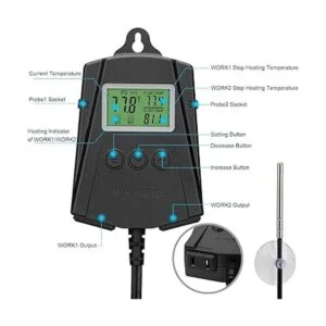 Inkbird Alfombrilla de calor WiFi para termostato de_2