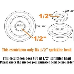 TunaMax 12 unidades IPS 12 pulgadas cabeza de rociador_2