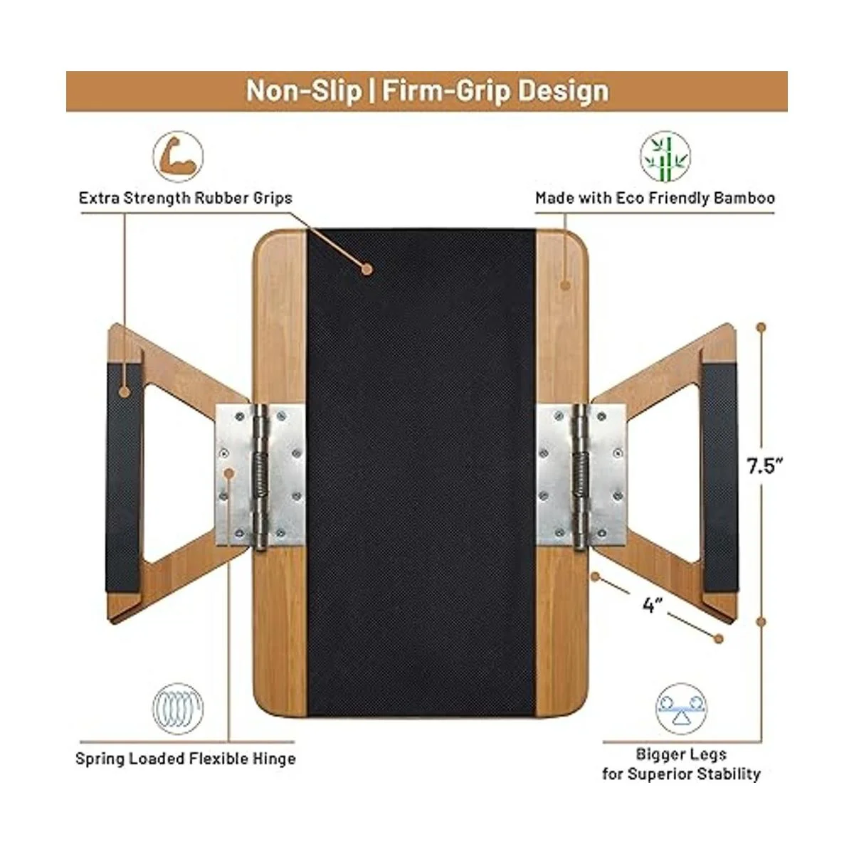 Signature Home Mesa de sofá de sujeción con clip bandeja_5