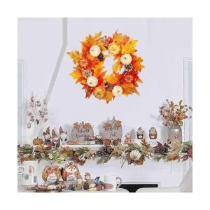 Corona de otoño de 20 pulgadas corona de otoño_7