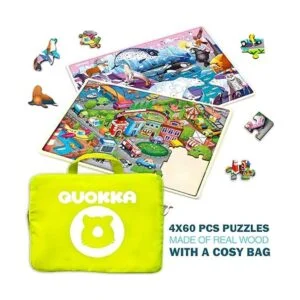 QUOKKA Rompecabezas de madera para niños de 4 a 8 años_2