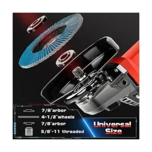 SHALL Herramienta de amoladora angular de 7.5 amperios_4