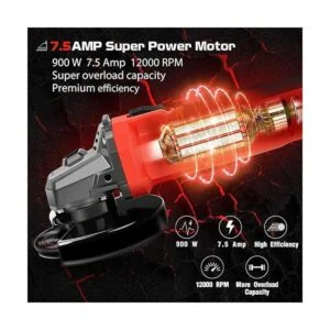 SHALL Herramienta de amoladora angular de 7.5 amperios_2