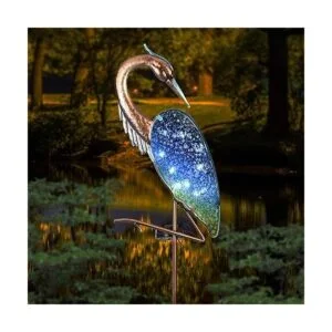 TERESAS COLLECTIONS Blue Heron Luces solares de jardín_2