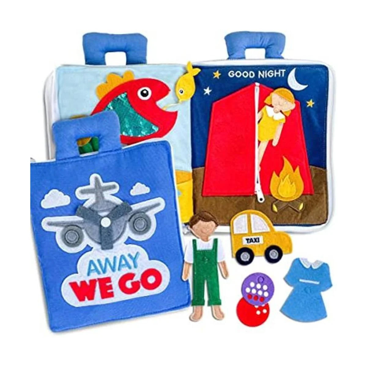 Curious Columbus Libro silencioso. Libro ocupado de_1