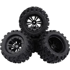 Acekeeps Combo de ruedas y neumáticos prepegados de 110_5