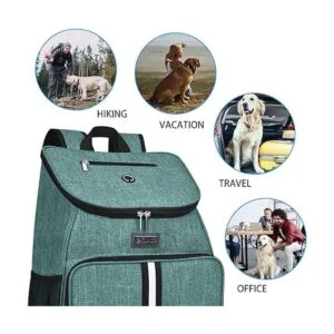 BAGLHER Bolsa de viaje para perros mochila de suministros_6