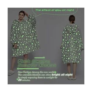 Manta portátil de sherpa con capucha para adultos todos_2