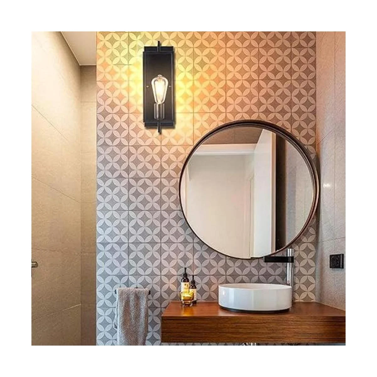 LMSOD Lámpara de baño para dormitorio o cocina_5