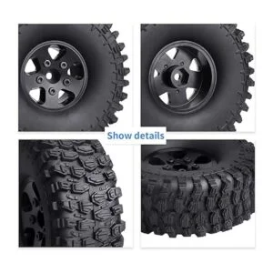 FriHobby Ruedas Beadlock de 1.9 pulgadas y bujes de rueda_5