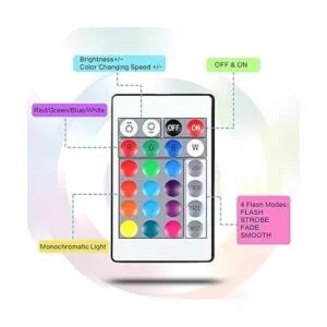 6 juegos de bases de lámpara LED de noche 3D que incluyen_6