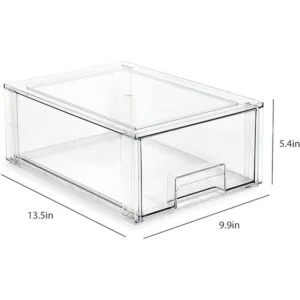 Isaac Jacobs Cajón organizador grande apilable 13.5 x_3