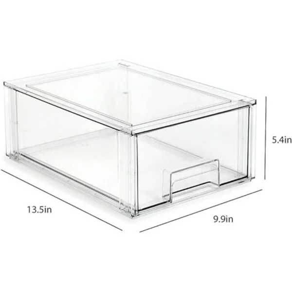 Isaac Jacobs Cajón organizador grande apilable 13.5 x_3