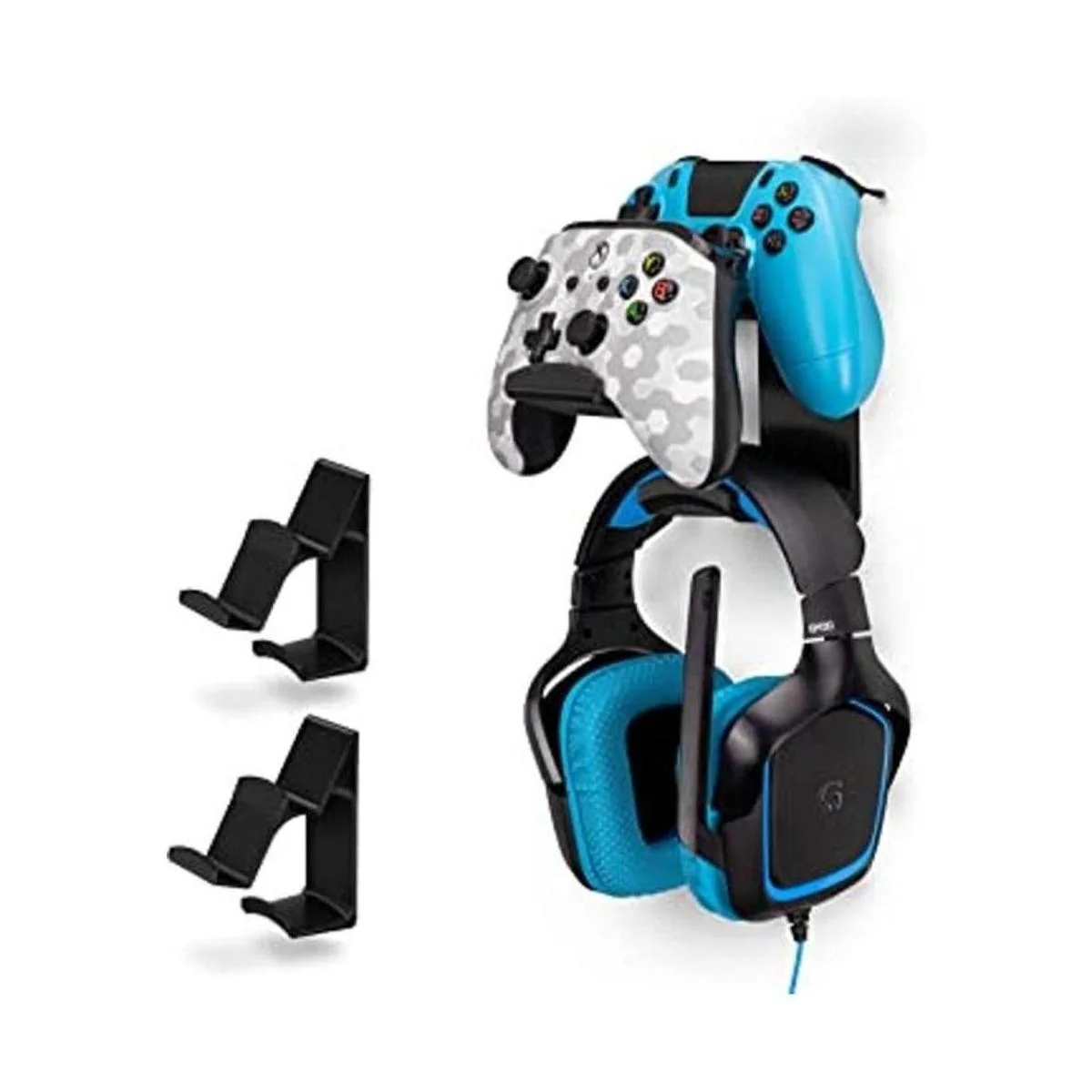 Brainwavz Soporte de pared dual para control de juego y_1