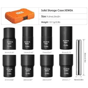 XEWEA Juego de extractores de tuercas de pernos fácil de_5