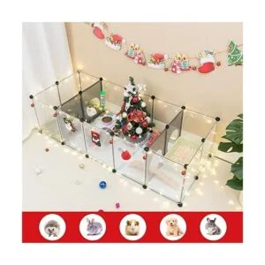 DINMO Parque infantil de conejo corral de conejillo de_2