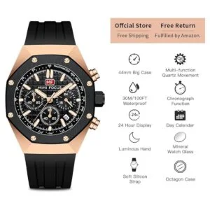 Mini Focus Mens Watch Octagon Casual Wrist Watch_6
