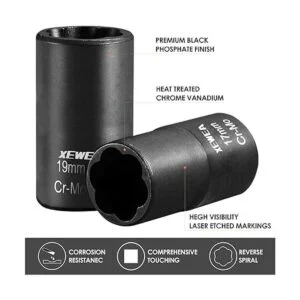 XEWEA Juego de extractores de tuercas de pernos fácil de_4