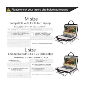 Funda para laptop de 13 a 14 pulgadas MacBook Pro Air_2