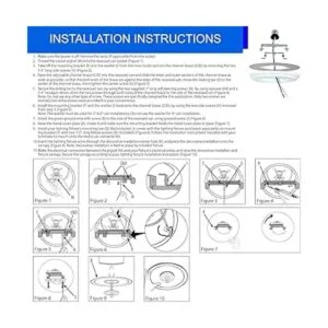 Ciata Convertidor de iluminación empotrado para colgante o_6