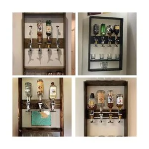 Dispensador de licor de casa montado en la pared grifo de_2