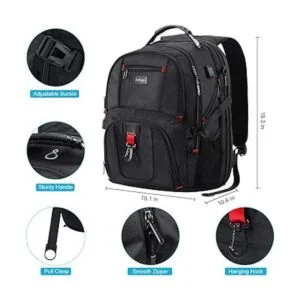 ANKUER Mochila grande mochila de viaje de 50 litros para_6