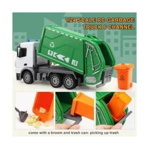 Juguetes de camión de basura con control remoto escala_2