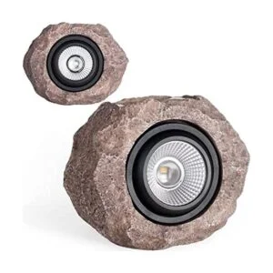 Luces solares de roca paquete de 2 luces decorativas para_1