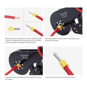 Knoweasy Herramienta de crimpado hexagonal herramienta_4