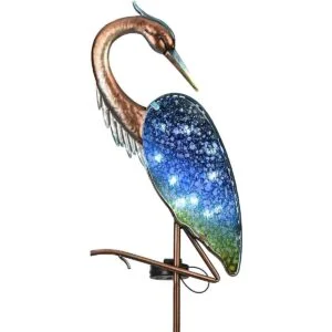 TERESAS COLLECTIONS Blue Heron Luces solares de jardín_1