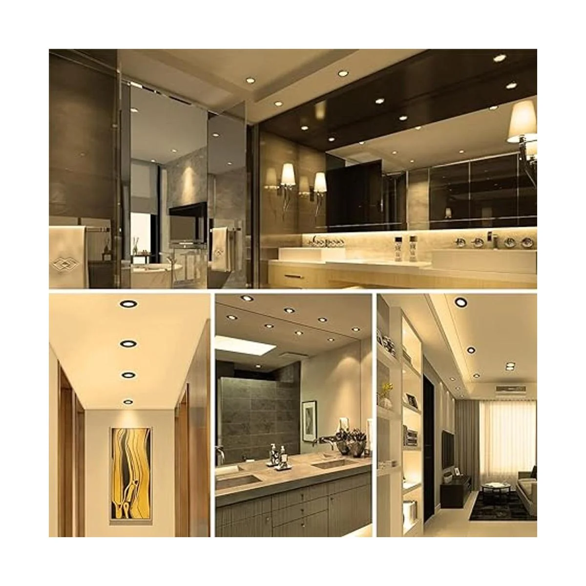 Luz de techo LED empotrada de 2 pulgadas luz LED_7