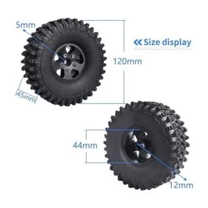 FriHobby Ruedas Beadlock de 1.9 pulgadas y bujes de rueda_3