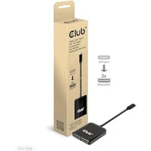 Club 3D Adaptador de monitor múltiple de 2 puertos USB_5