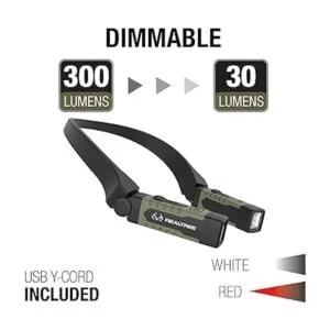 EZRED Luz de cuello de árbol real con luz rojablanca_4