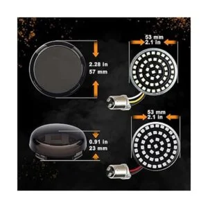 QUASCO Luces LED intermitentes 1157 delanteras 1156_7