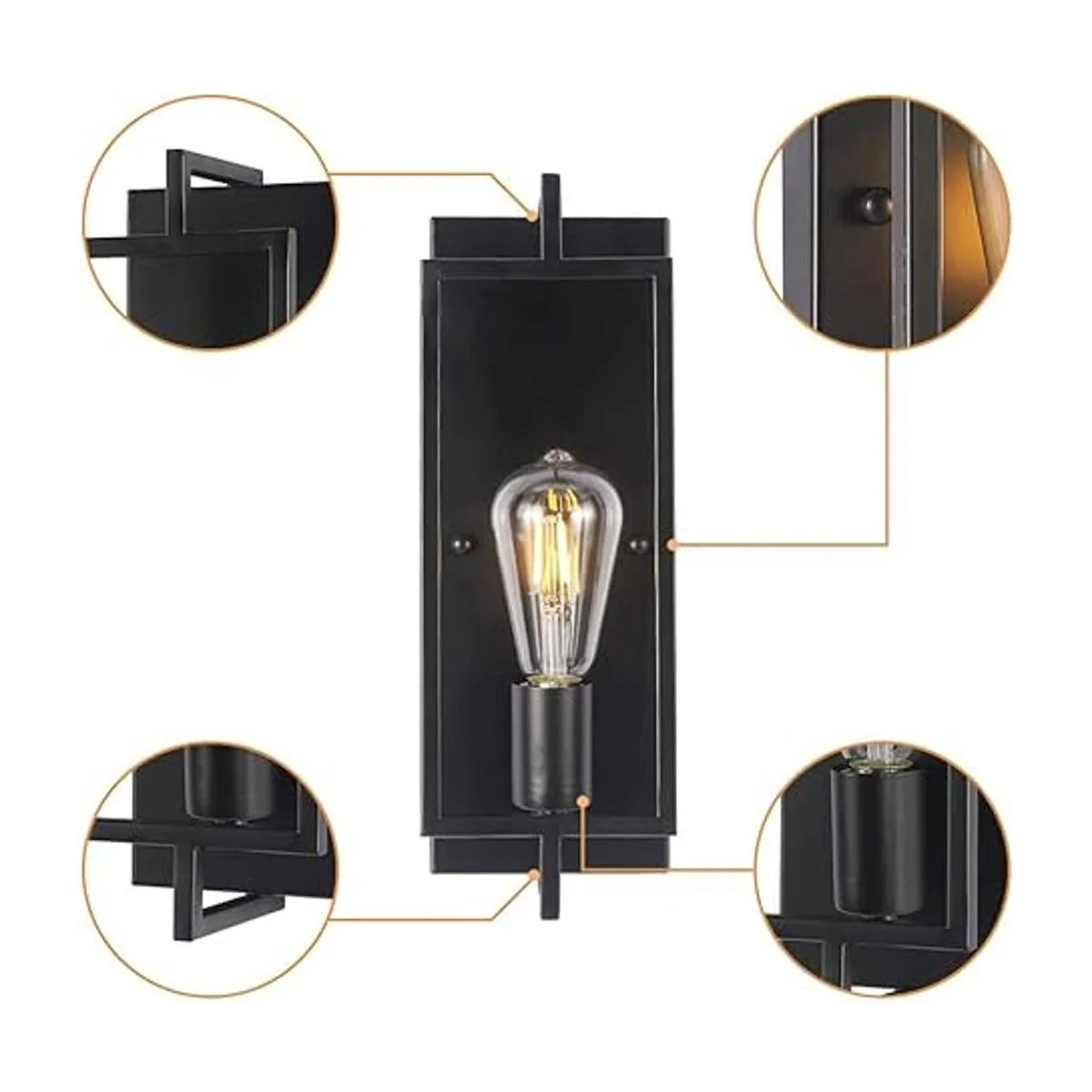 LMSOD Lámpara de baño para dormitorio o cocina_4