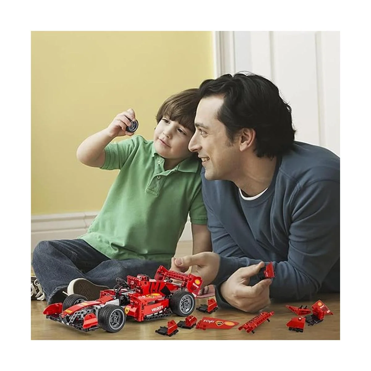 Kit de construcción de coche de carreras de fórmula 1 de_2