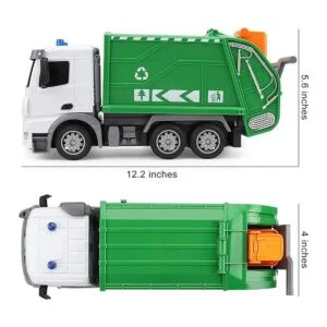 Juguetes de camión de basura con control remoto escala_4