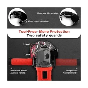 SHALL Herramienta de amoladora angular de 7.5 amperios_5