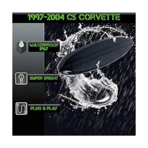 SLK Luces C5 LED rojas para guardabarros con marcador_3