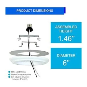 Ciata Convertidor de iluminación empotrado para colgante o_5