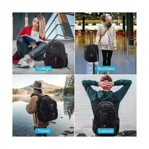 ANKUER Mochila grande mochila de viaje de 50 litros para_4