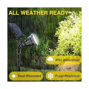 ROSHWEY Foco solar para exteriores 18 luces LED solares_6