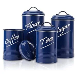 Hillbond Juego de 4 recipientes de almacenamiento de_1