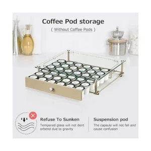 Soporte para cápsulas de café cajón superior de vidrio_5