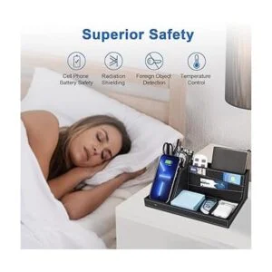 Topmade Cargador inalámbrico rápido con organizador de_3