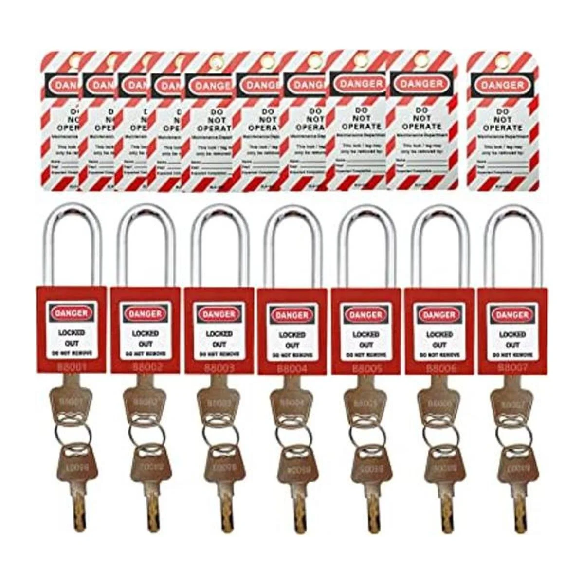 SAFBY 7 cerraduras de bloqueo diferentes con llave con 10_1