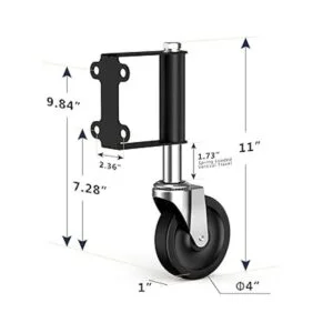 Ronlap Ruedas de puerta para puerta de madera ruedas de_4