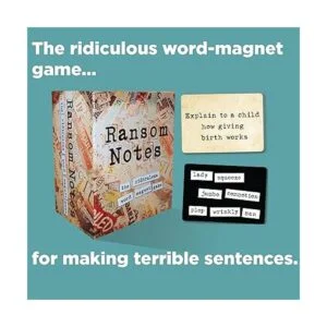 Ransom Notes El juego de fiesta con imán de palabras_2